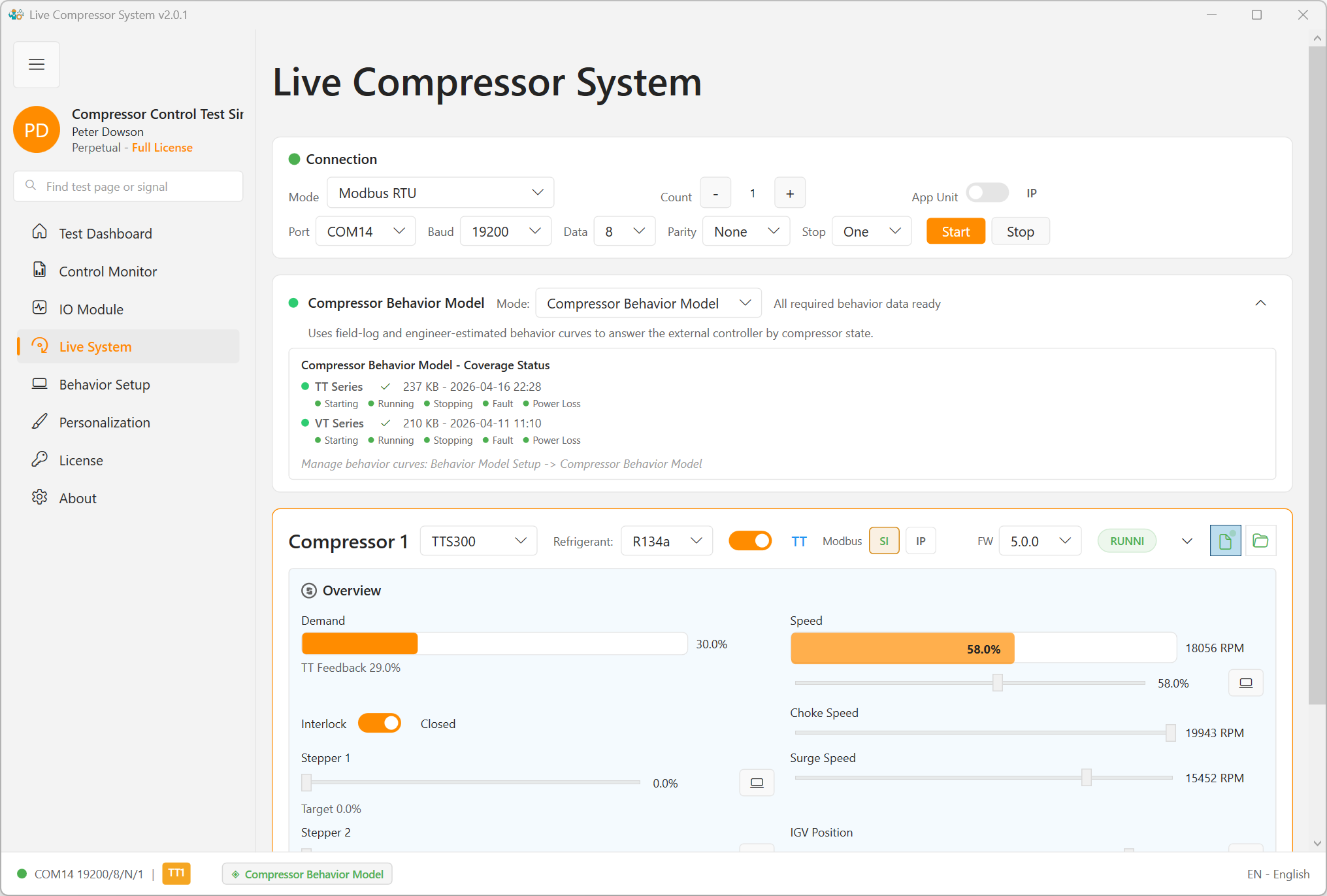 Example ModbusSim support package with report, log, configuration, and screenshot files.