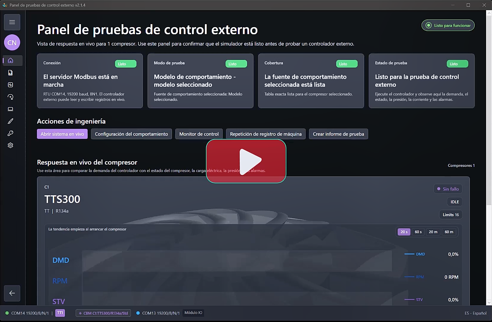 Miniatura del tutorial de instalación y primer inicio de ModbusSim.