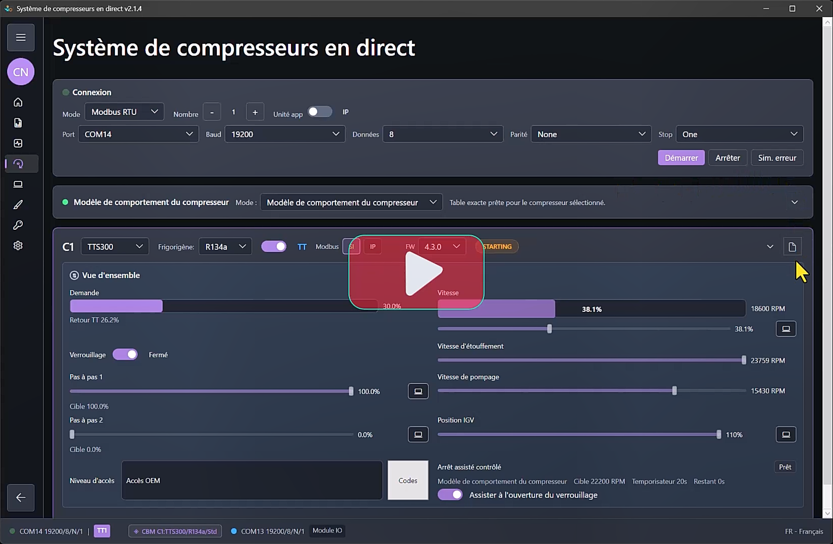 Vignette du tutoriel ModbusSim sur la configuration TT versus VT.