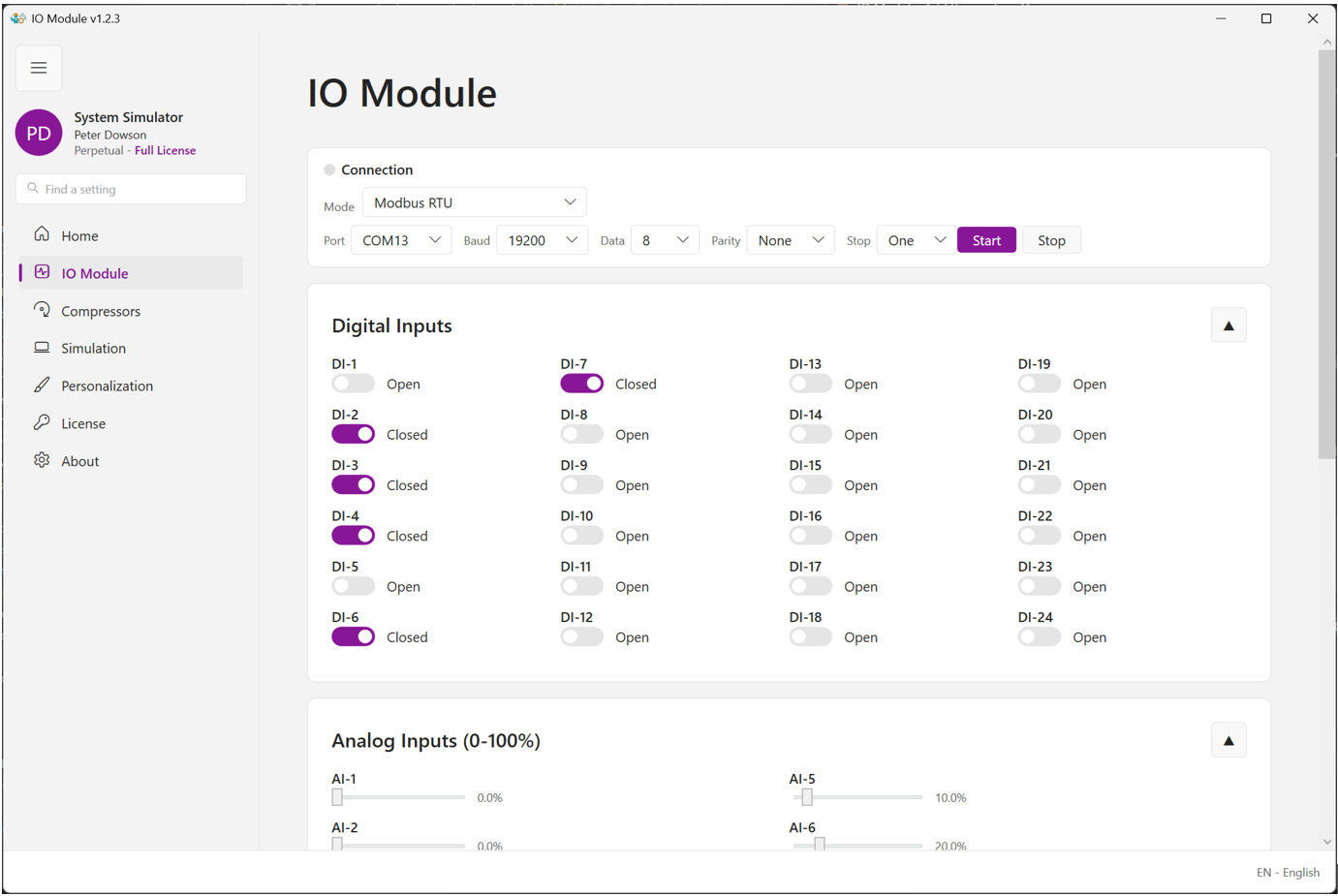 IO Module Page